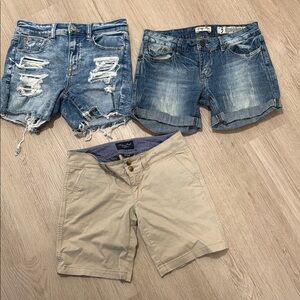 Distressed and Classic Denim Short Bundle